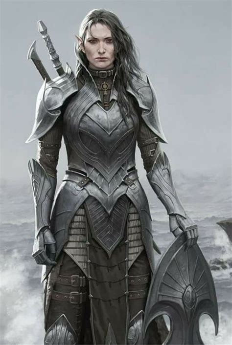 Pin By Mark K On Character Art Female Knight Female