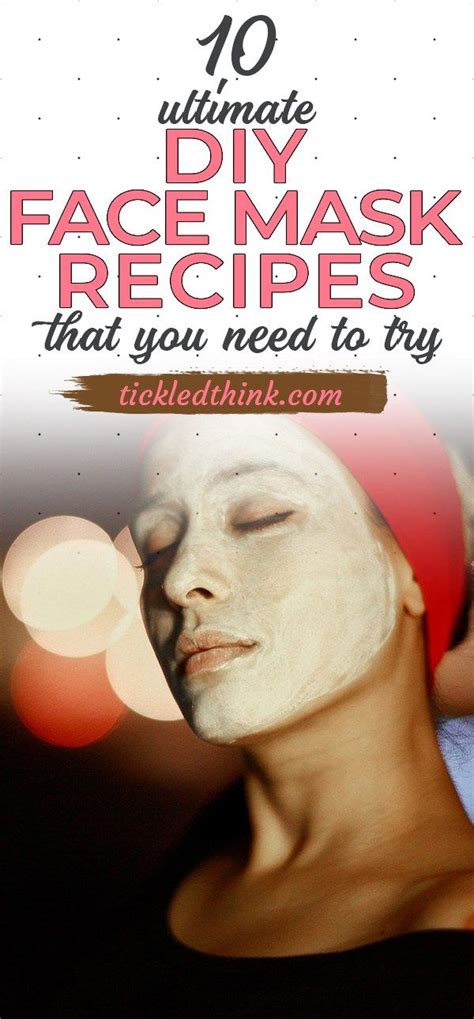 Diy Face Mask Recipes Easy Face Mask Diy Homemade Facial Mask