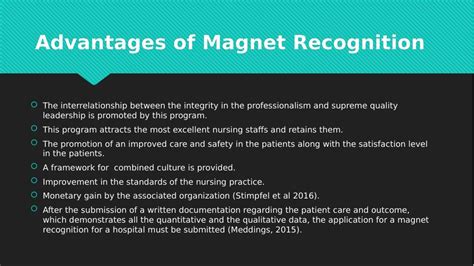 Magnet Recognition Nursing Practice