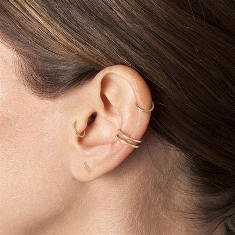 10 Unique And Beautiful Ear Piercing Ideas Aretes Pendientes