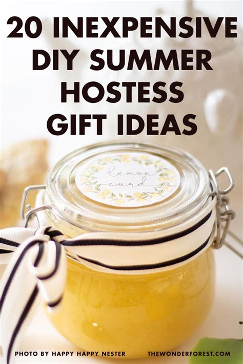 Inexpensive DIY Summer Hostess Gift Ideas Wonder Forest