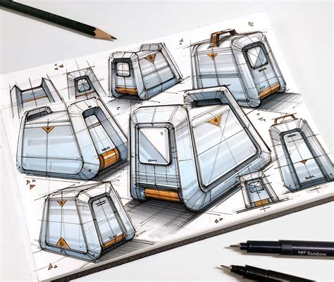 Sketches And Illustrations 2020 Part 1 On Behance Industrial Design