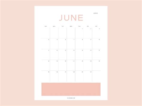 Cute June Calendar Printables 2024 Anjahome