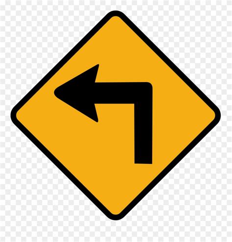 Download Road Sign Png Clipart Best Turn Left Sign Cartoon
