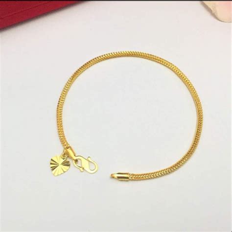 Gelang nama dari tali serut/biasa di sebut gelang tali hongkong untuk warna tali banyak warna sesuai. Rantai tangan pandora emas 916 | Shopee Malaysia
