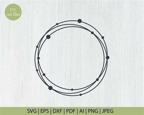 Scribble Circle Svg Circle Frame Svg Sketch Circle Svg Etsy India