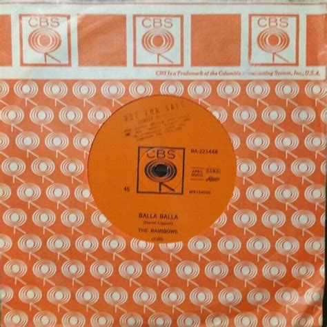 The Rainbows Balla Balla Vinyl Single Record Rare 1966 Aus Promo Ba