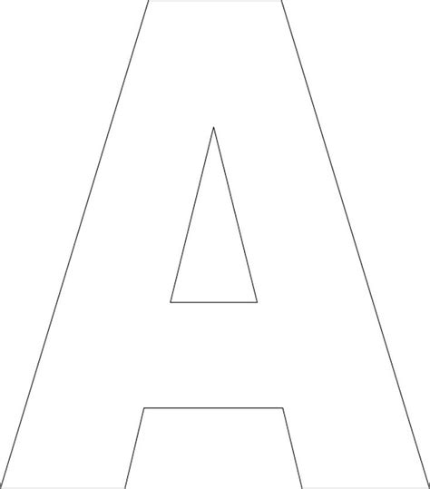 Free Printable Upper Case Alphabet Template Printable Alphabet