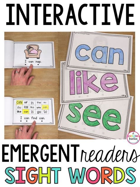 Sight Word Emergent Readers Interactive Sight Words Emergent