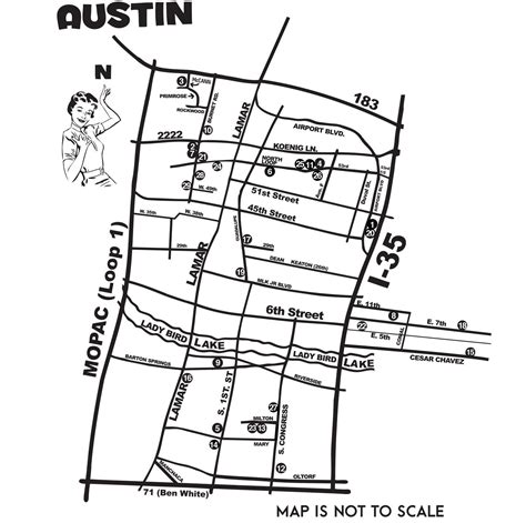 Austin Vintage Around Town Guide | Austin, Austin shopping, Austin map