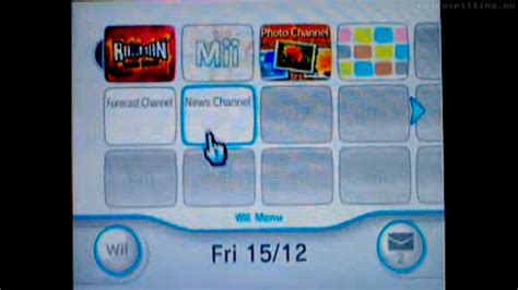 Wii Menu From Launch 2006 Youtube