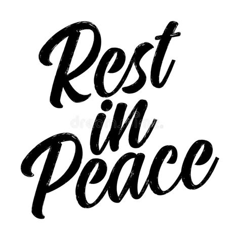 Rest in peace stock vector. Illustration of fashion - 120023396