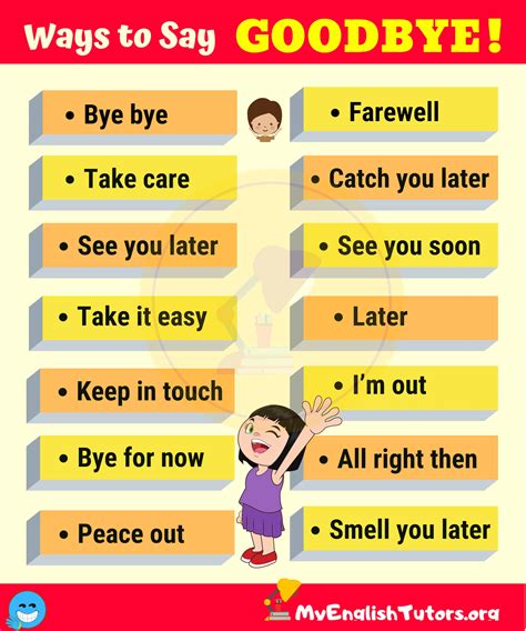 Proper Way To Say Goodbye 🌈20 Ways To Say Goodbye In English Clark