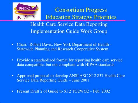 Ppt Public Health Data Standards Consortium Powerpoint Presentation Free Download Id 7047283