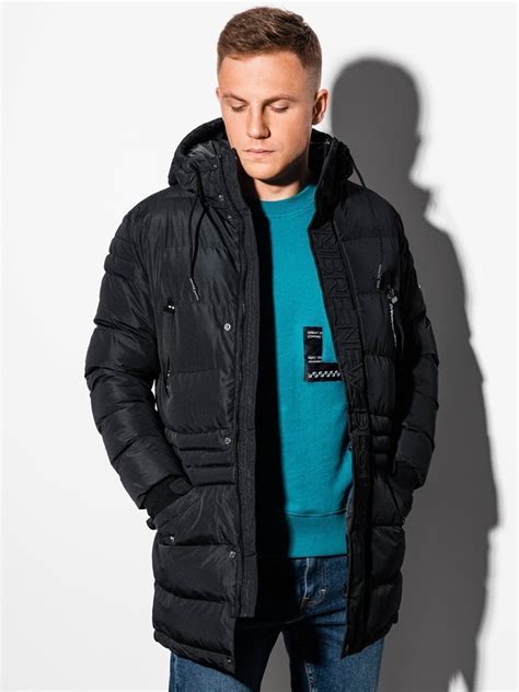 Mens Winter Jacket C411 Black Modone Wholesale Clothing For Men