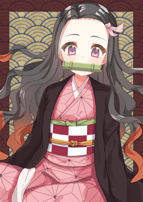 An Anime Character With Long Hair Wearing A Pink Dress And Black Coat