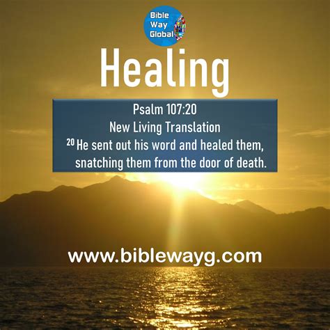 Healing according to God's Word