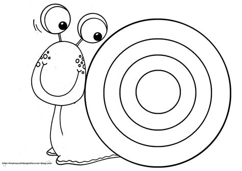Animaux Le Blog De Nounoucoindespetits Coloriage Escargot Escargot