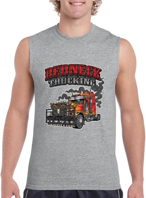 Artix Redneck Trucking Truck Country Sleeveless Men T Shirt