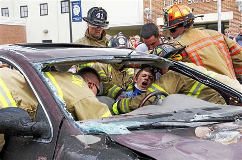 Mock Car Accident At Lewis Mills Demonstrates Consequences Of Drunk