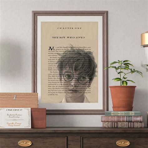 Harry Potter The Boy Who Lived Printable Wall Art Hobbies And Toys