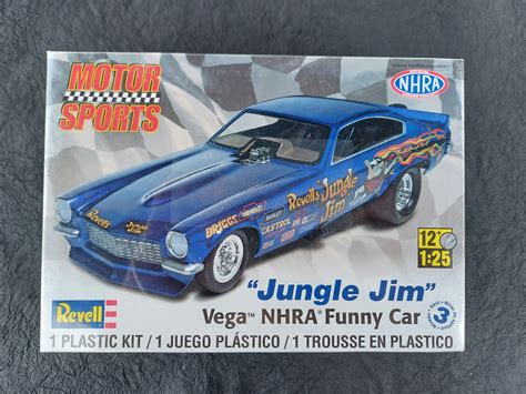 Revell Jungle Jim Chevy Vega Funny Car 125 Model Kit Nib 31445042881