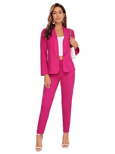 Best Hot Pink Pant Suit