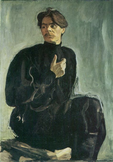 Valentin Serov 1865 1911 Portrait Of The Writer Maxim Gorky 1905