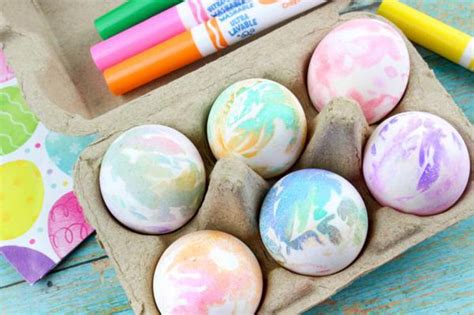 Best Dyed Easter Eggs How To Tie Dye Easter Eggs Easy Diy Easter Egg