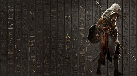 Hintergrundbilder Assassins Creed Origins Hieroglyphen 1920x1080