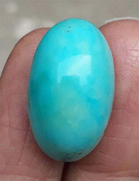 Natural Certified Turquoise Light Blue Turquoise 23ct 24x14mm Light