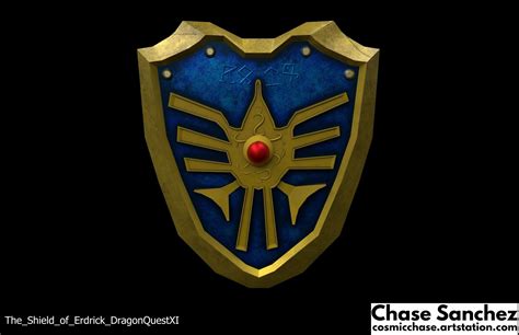 Artstation The Shield Of Erdrick Dragon Quest 11