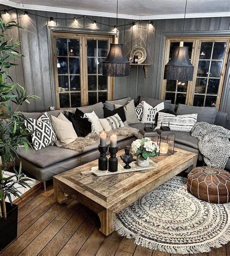 Earthy Bohemian Decor Bohemiandecor Home Living Room Living Room