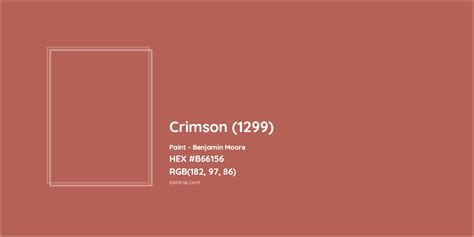 Crimson 1299 Complementary Or Opposite Color Name And Code B66156