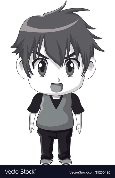 Anime Little Boy With Black Hair 46 Background Of Cute Little Anime