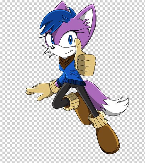 Comisión De Estilo De Sonic X Purple The Fox Png Klipartz