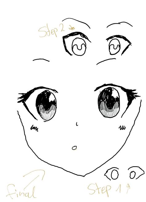 How To Draw Anime Eyes Step By Step Howto Techno