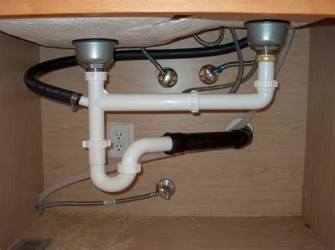 Plumbing is the most complicated aspect of most bathroom and kitchen remodeling projects. plumbing - 2 sinks on one drain line - Home Improvement ...