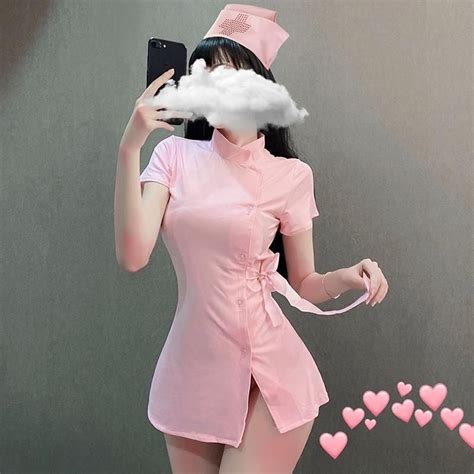 Stylish Black Nurse Cosplay Costume