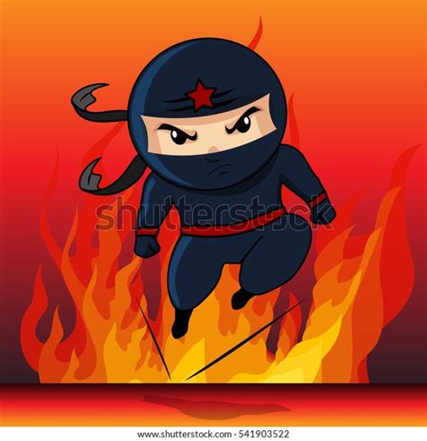 Ninja Assassins Cartoon Vector 10 Stock Vector Royalty Free 541903522