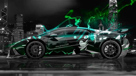 4k Lamborghini Huracan Mansory Tuning Anime Aerography