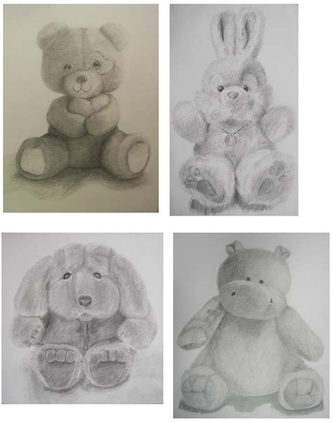 The Rolling Artroom Stuffed Animal Drawings