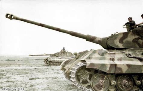 King Tiger With Porsche Turret France In June 1944 Tiger Ii Tanks