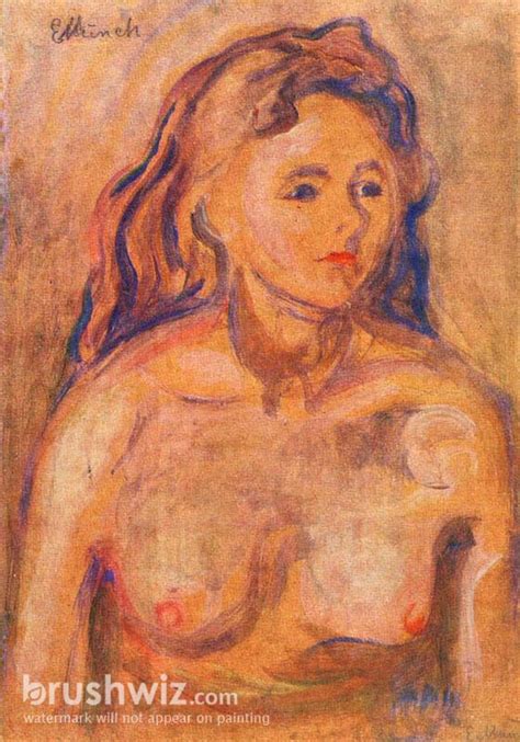 Nude By Edvard Munch Oil Painting Reproduction