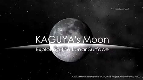 Kaguyas Moon Exploring The Lunar Surface Naoj National