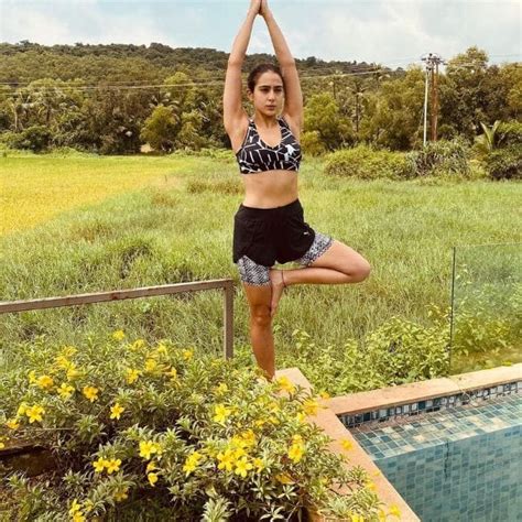 International Yoga Day 2021 Sara Ali Khans Zen Mode Pose Will Make You Want To Get Cracking On