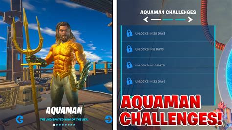 How To Get Aquaman Challenges In Fortnite Battle Royale How To