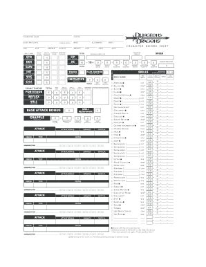 Dungeons And Dragons Character Sheet Fillable Choicesdarelo
