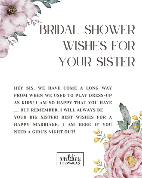 Bridal Shower Wishes Tips And Examples For Card