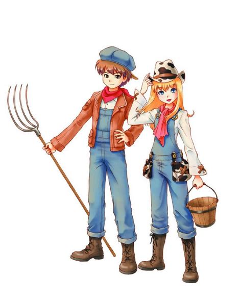 Light of hope special edition! Harvest Moon 3D: A New Beginning Concept Art | Character ...